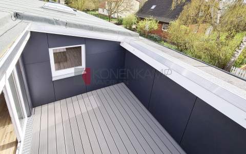Aussicht vom Balkon